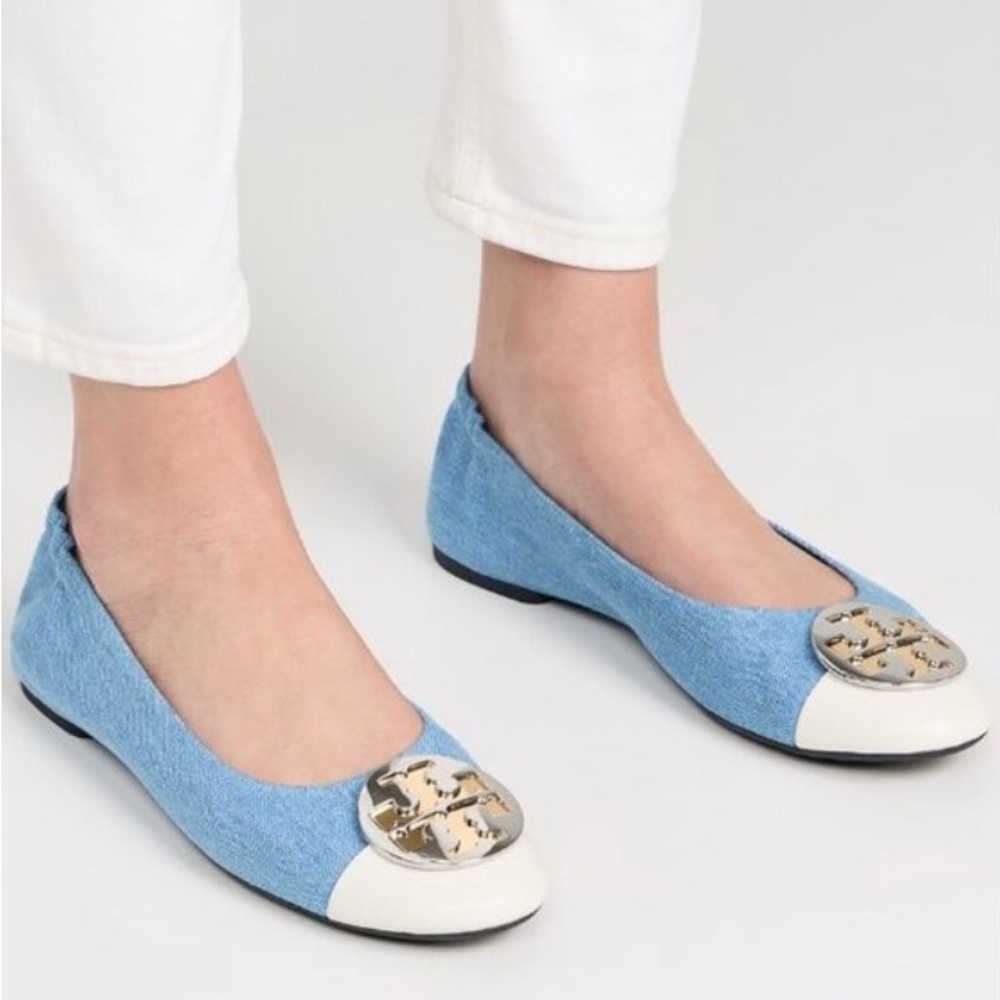 Tory Burch Claire Denim Flats